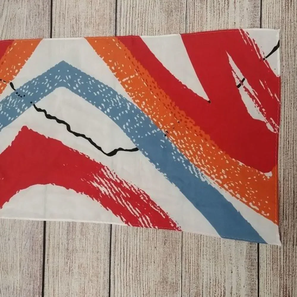Vintage Avon Color‎ Splash Rectangle Scarf